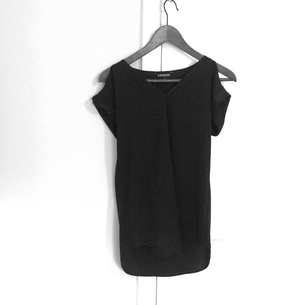 Express black blouse